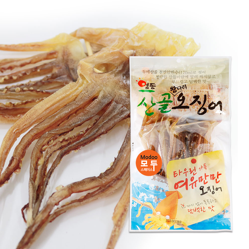 영동산골오징어 마른오징어 왕다리 180g 2봉 : 대상마트