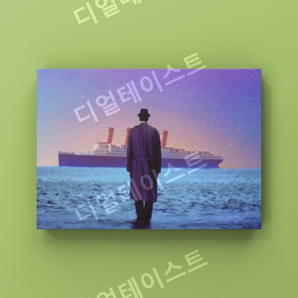바다의 피아니스트 인테리어 그림 일러스트 액자 포스터 - 상세 이미지 3