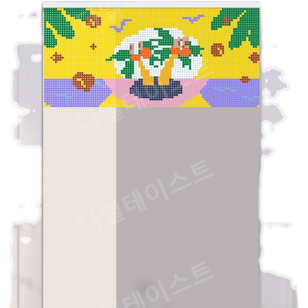 비즈발 만들기 키트 diy 재료 코코넛 나무 장식 구슬 커튼 - 상세 이미지 3