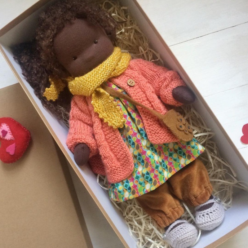 Waldorfdoll 코튼 월도프 인형 인형 아티스트 핸드메이드 크리스마스 선물 이미지 6