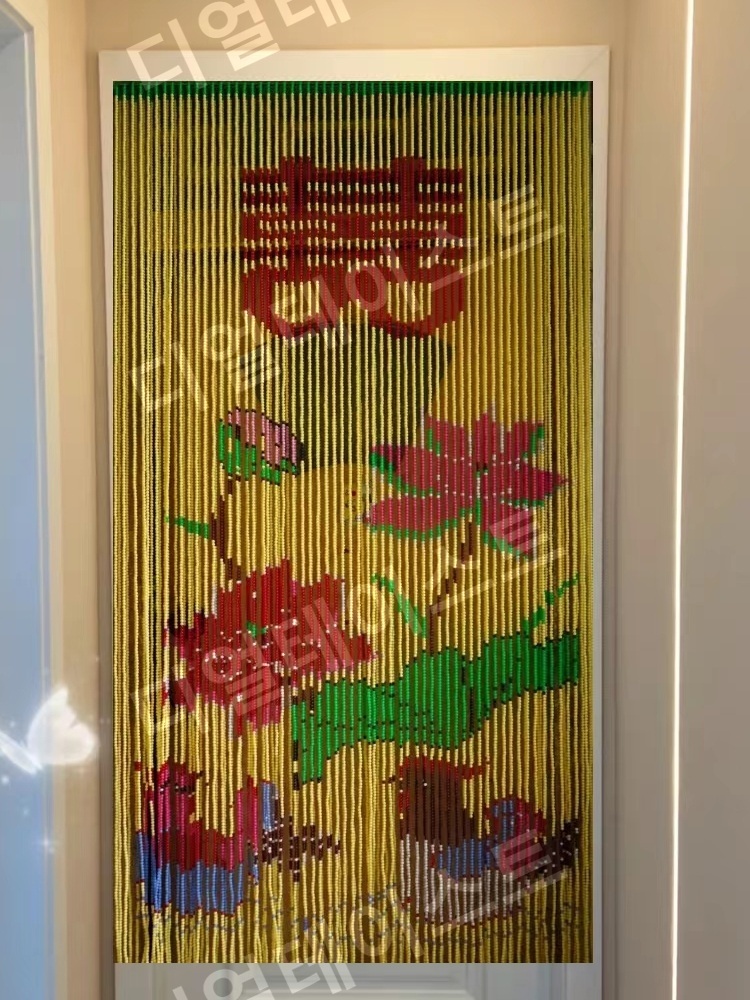 중국풍 비즈발 만들기 집순이취미 키트 diy 재료 구슬 커튼