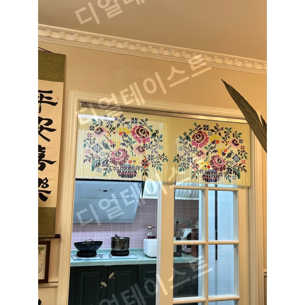 꽃 비즈발 만들기 키트 diy 재료 준비물 패키지 집순이 취미 - 상세 이미지 2