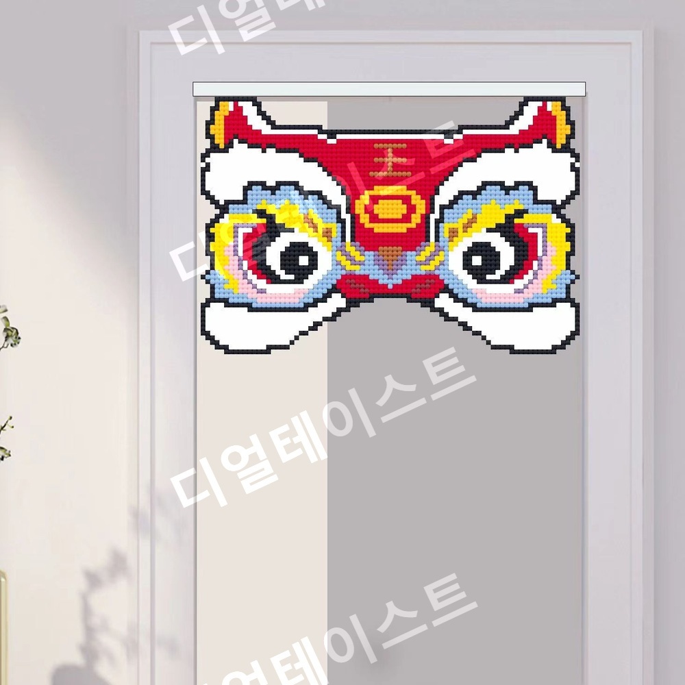 중국풍 장식 비즈발 만들기 키트 diy 재료 사자 문 꾸미기 - 상세 이미지 4
