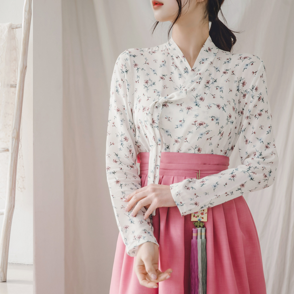 생활한복 세트 수채화+나은 개량 계량 퓨전 반티-165 이미지 8