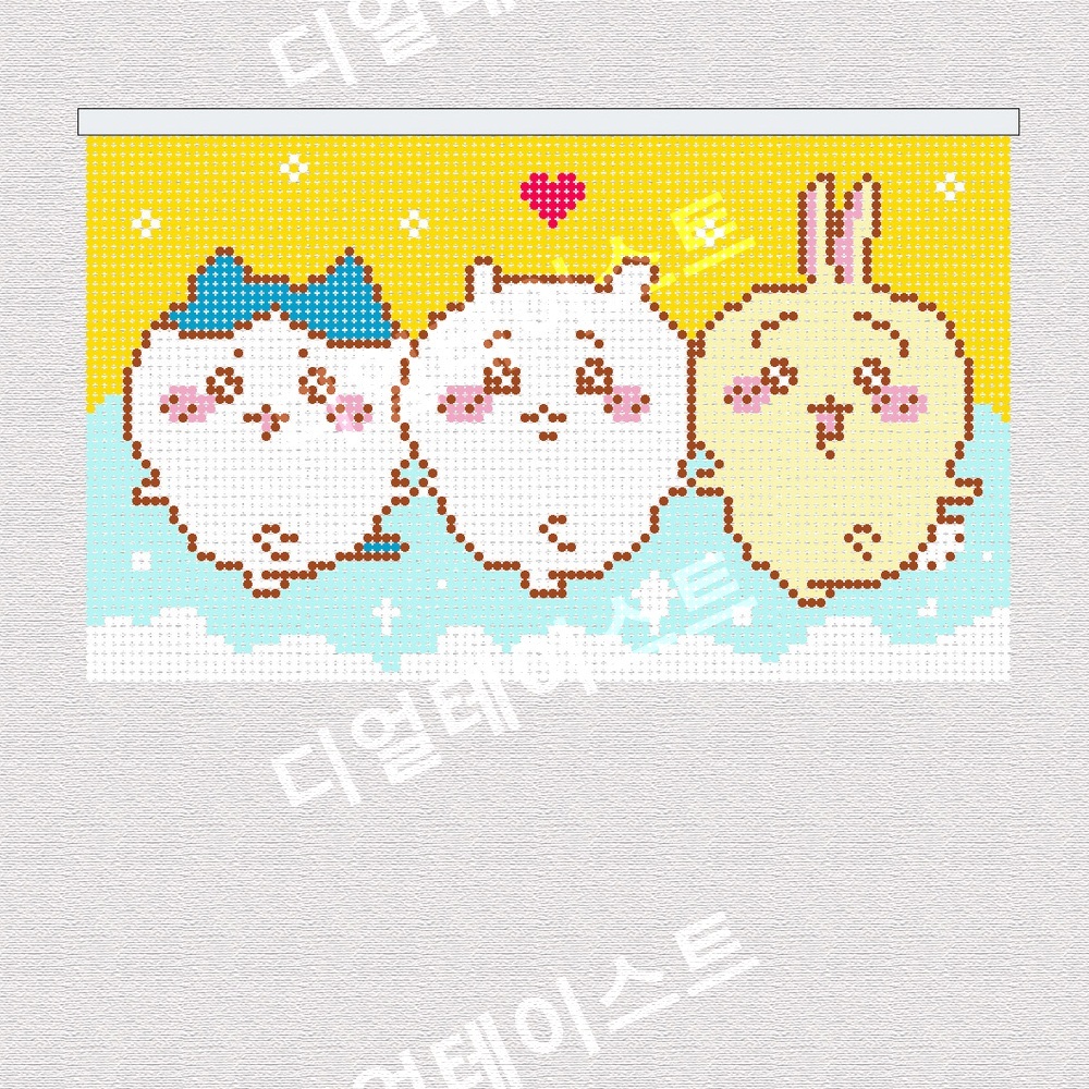 아기자기 비즈발 만들기 키트 diy 재료 구슬 커튼