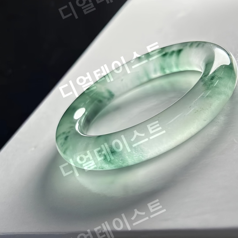 남성용 천연 옥 팔찌 얼음 꽃 디자인 석영 이미지 8
