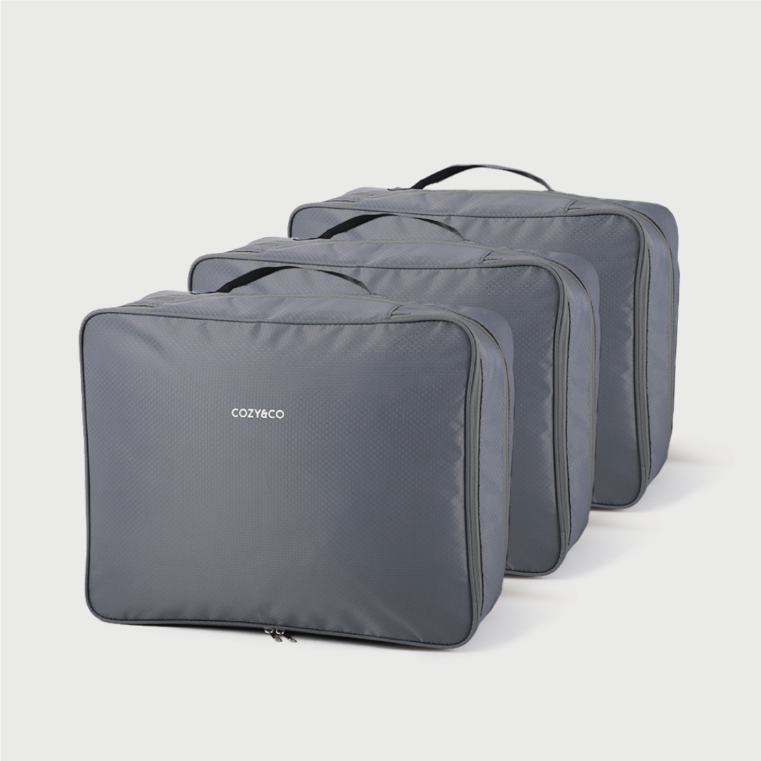 코지앤코 이불압축파우치 XXL 3개 세트 압축팩 패딩 정리 의류 여행