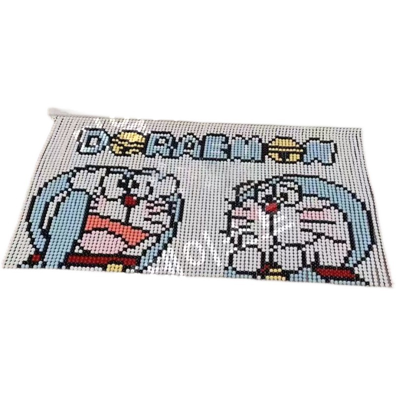 도라에몽 비즈발 만들기 키트 diy 재료 구슬 커튼 거실 인테리어