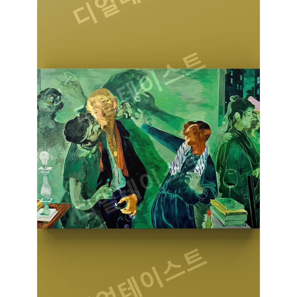 Joyland 약속의 땅 Salman Toor 인테리어 그림 일러스트 액자 포스터 - 상세 이미지 5
