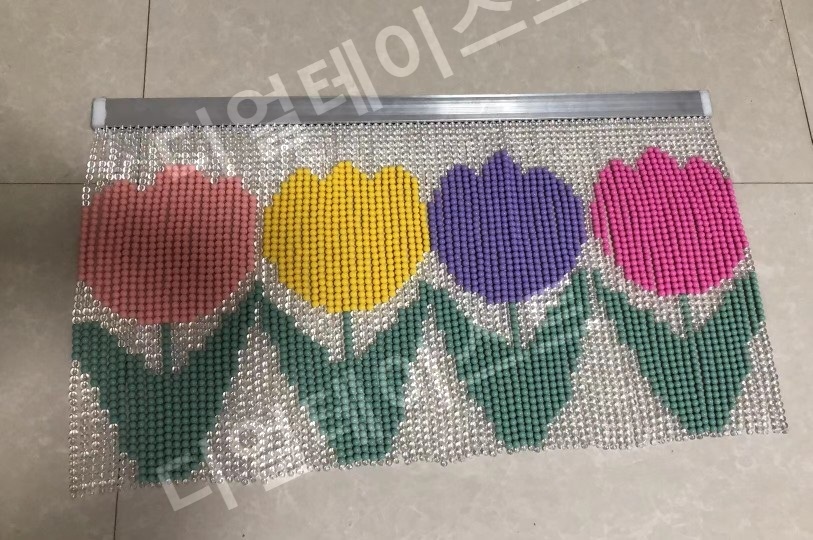플라워 구슬 커튼 비즈발 만들기 키트 diy 재료 현관발 - 상세 이미지 5