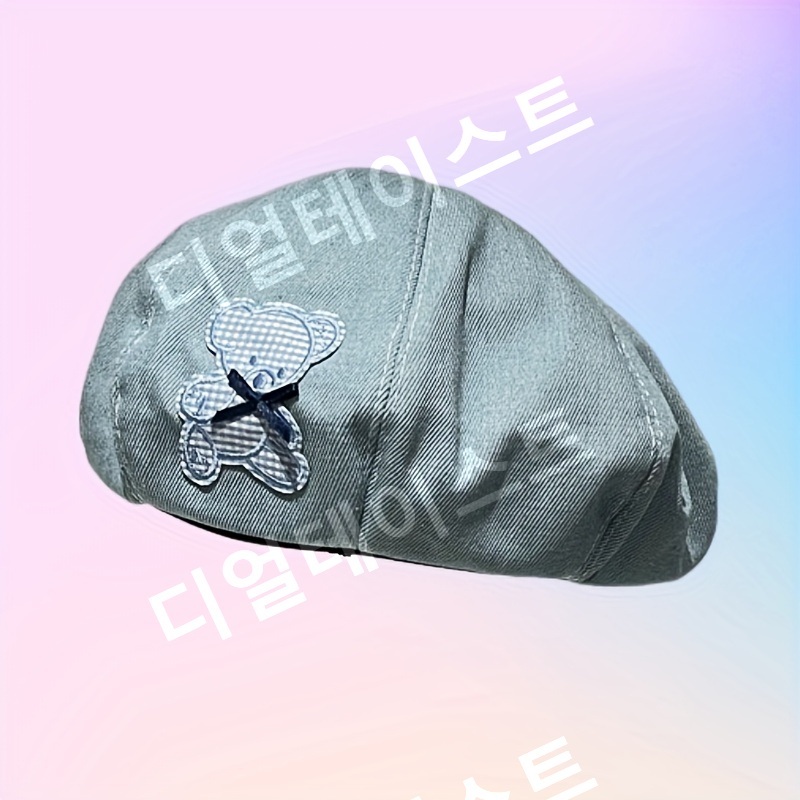 데님 베레모 여성용 빵모자 청모자 헌팅캡 - 상세 이미지 5