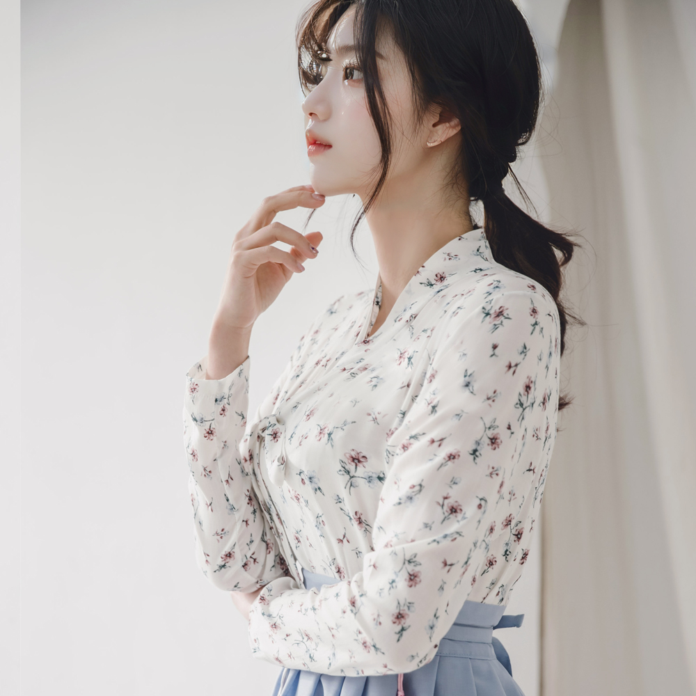 생활한복 세트 수채화+닻별 개량 계량 퓨전 반티-165 - 상세 이미지 4