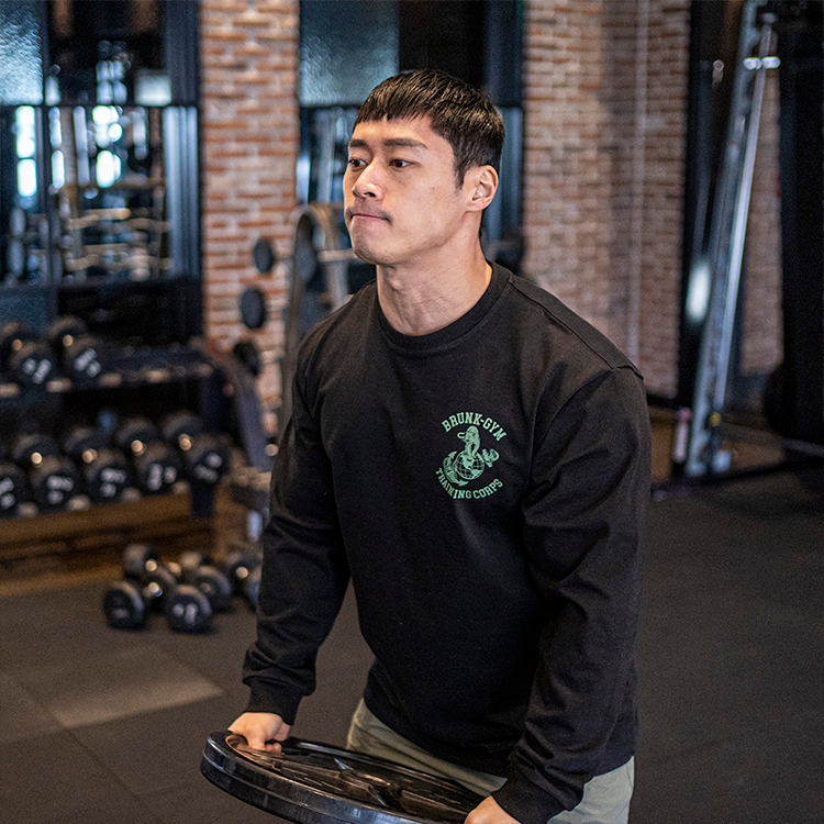 브렁크 긴팔 티셔츠 머슬핏 헬스 짐웨어 짐 PT 롱슬리브 BRUNK 이미지 4