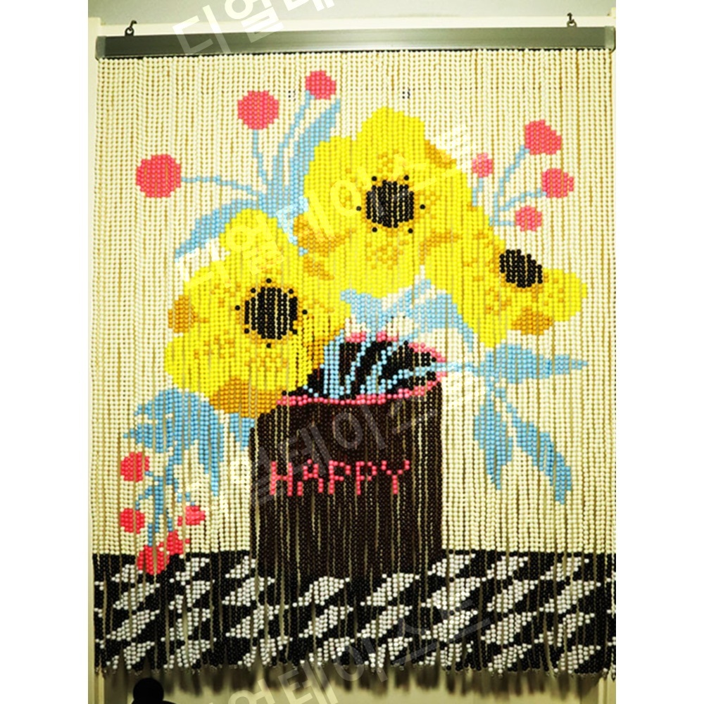 노르딕 인테리어 비즈발 만들기 키트 diy 재료 도어 비즈 구슬 - 상세 이미지 2