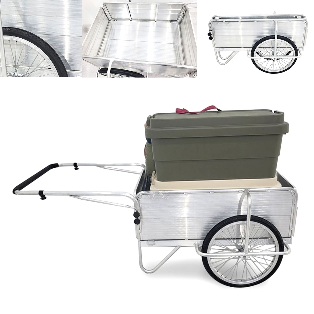 접이식 알루미늄 리어카 원터치 카트 폴딩 왜건 운반 손수레