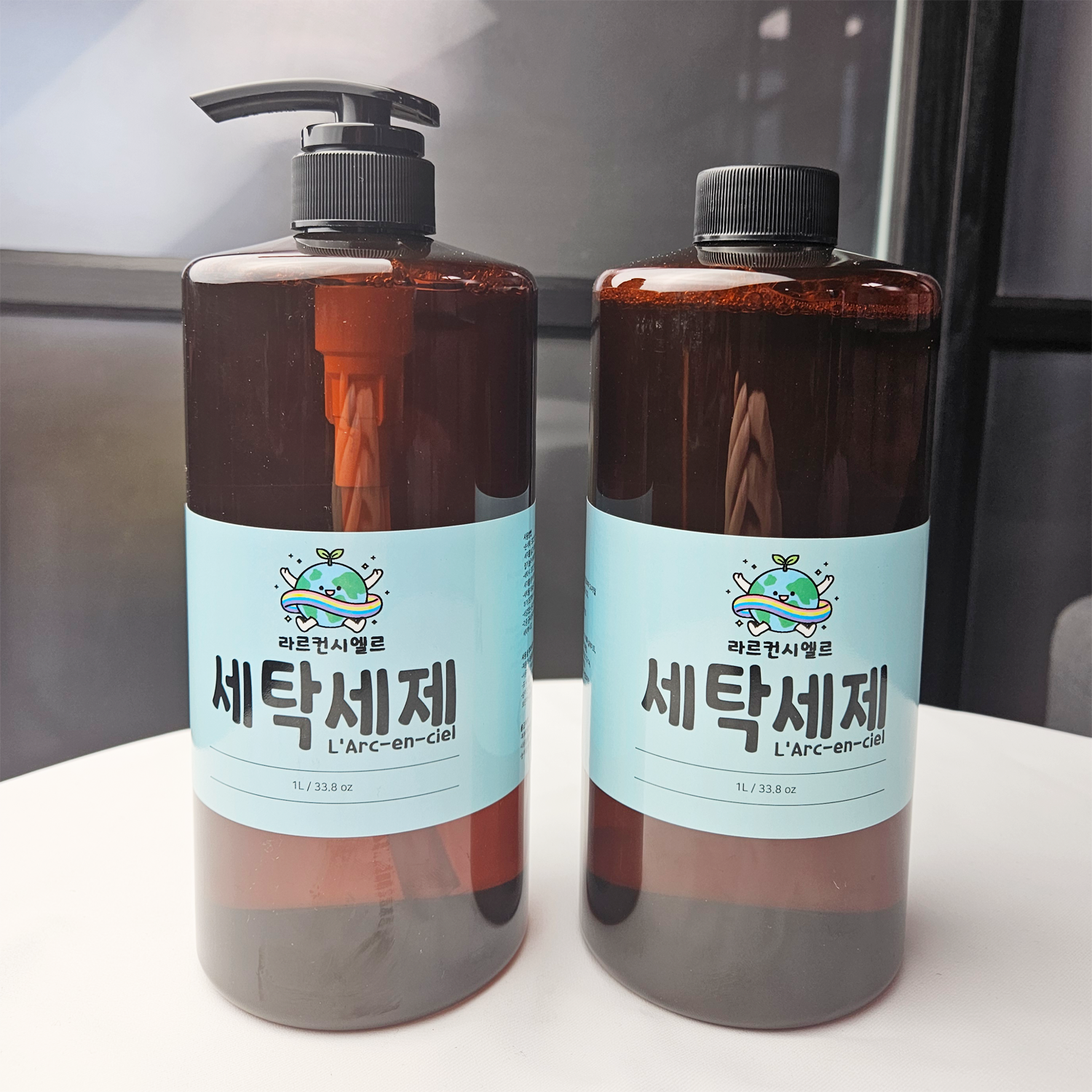라르컨시엘르 세탁세제 전성분 천연계면활성제 EWG그린등급원료사용 순한세제 1L - 상세 이미지 2