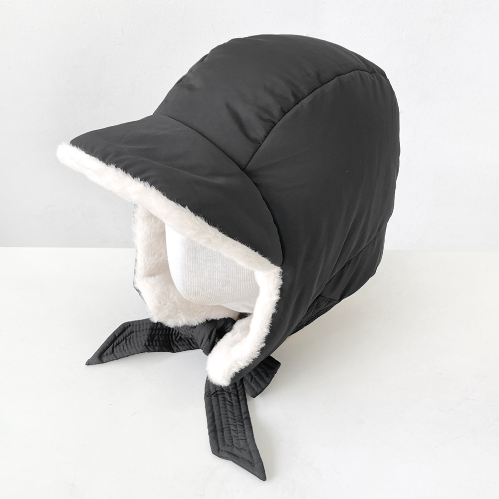 밍크 털 패딩 귀도리 남자 여자 겨울 방한 후드 바라클라바 귀달이 모자 상세 이미지 5