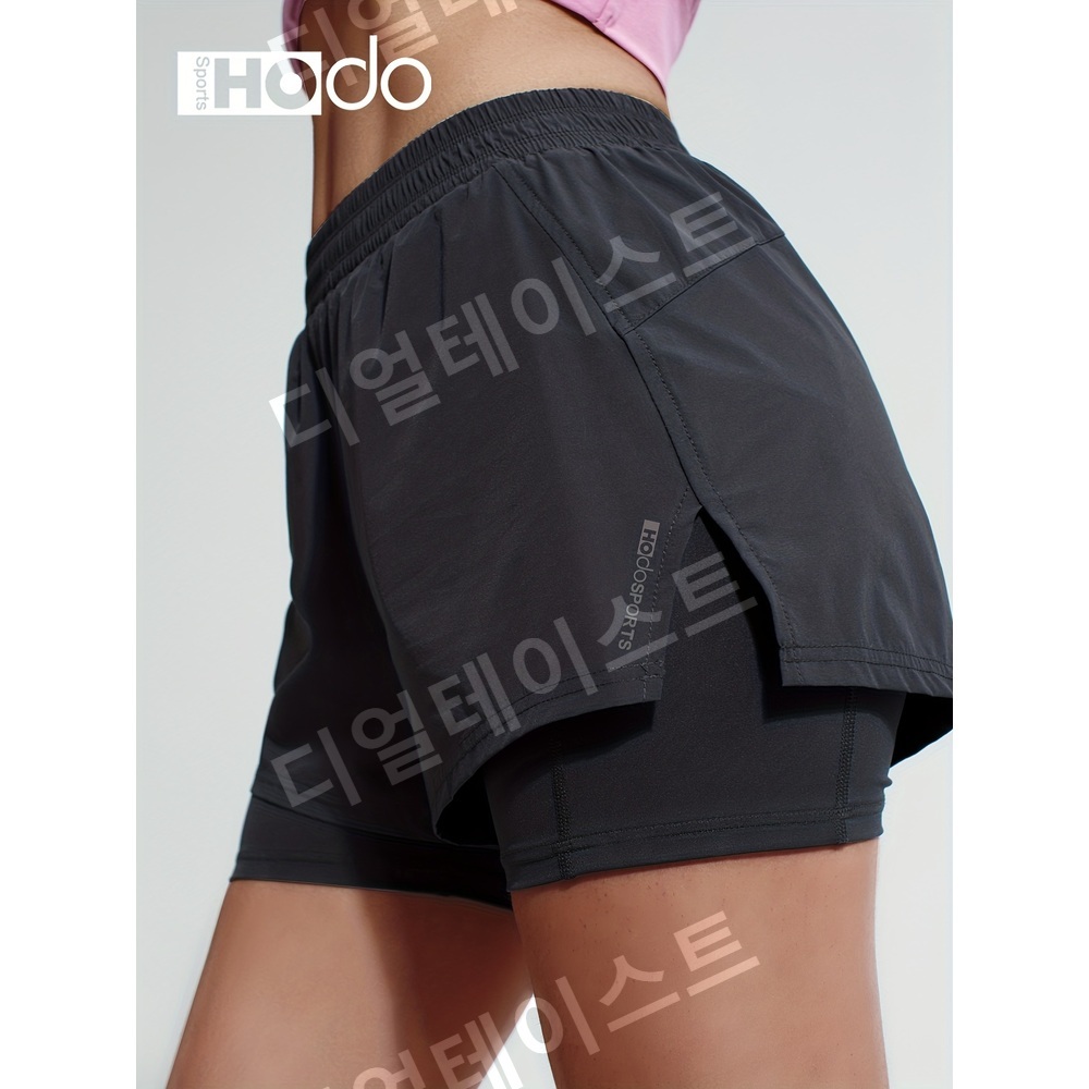 여성용 피트니스 반바지 여성 액티브웨어 스쿼트 짐웨어 - 상세 이미지 2
