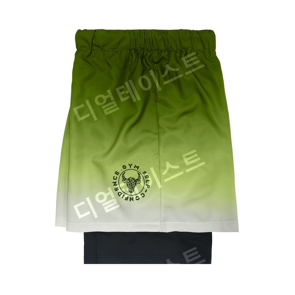 남성 헬스반바지 그라데이션 스쿼트 바지 이미지 6