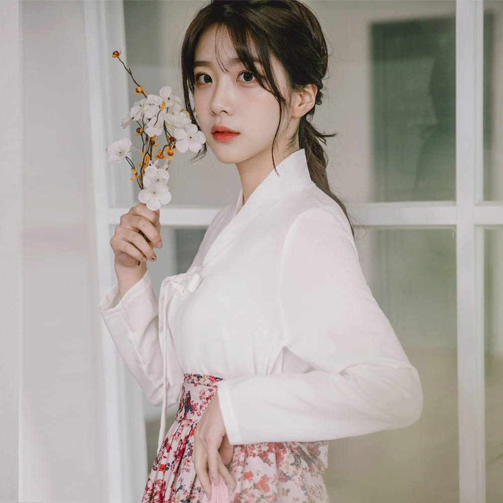 생활한복 다흰 저고리 개량 계량 퓨전 반티-167