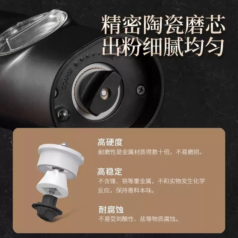 소금 후추 자동그라인더 깨소금통 통후추 휴대용 충전식 참깨 깨갈이 반자동양념병 - 상세 이미지 5