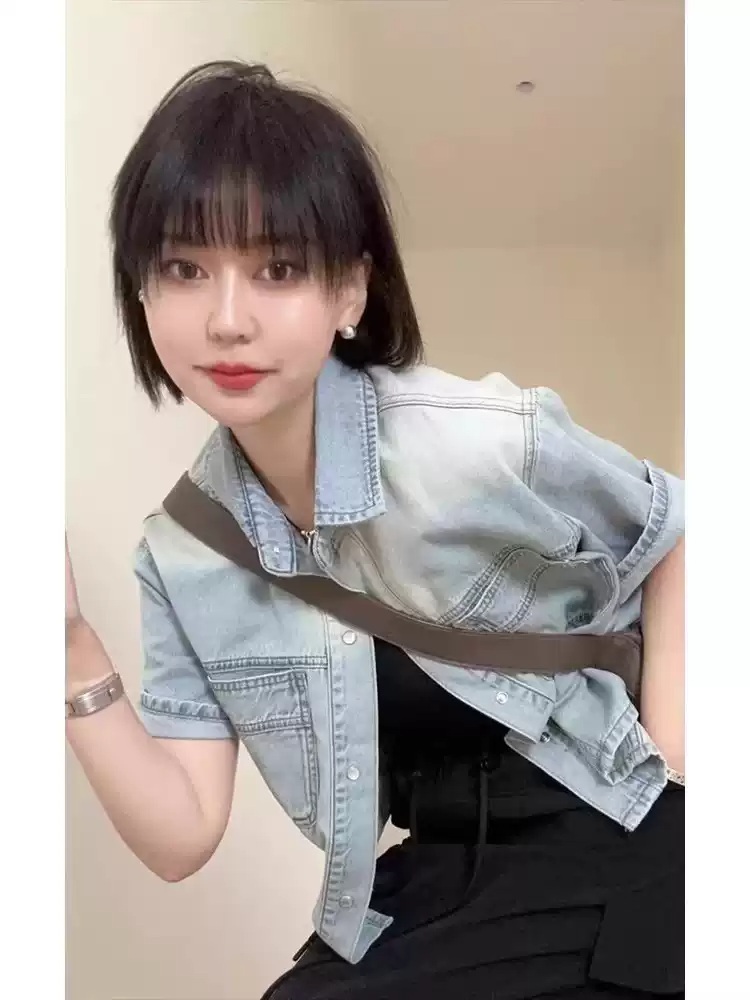 동네멋집2 11화 한혜진 자켓 데님 청남방 스트레이트 의상 옷 패션 - 상세 이미지 2