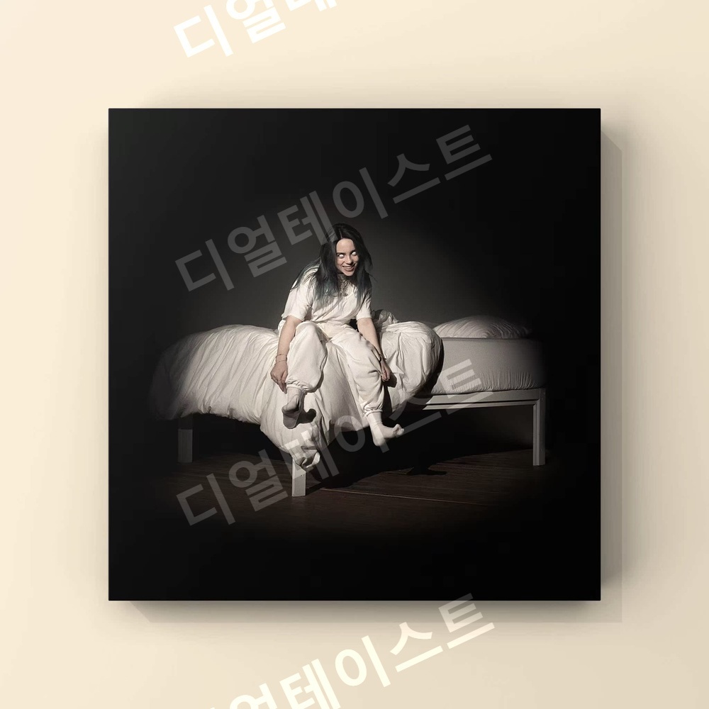 Billie eilish 빌리아일리쉬 앨범 커버 인테리어 그림 일러스트 액자 포스터 - 상세 이미지 5