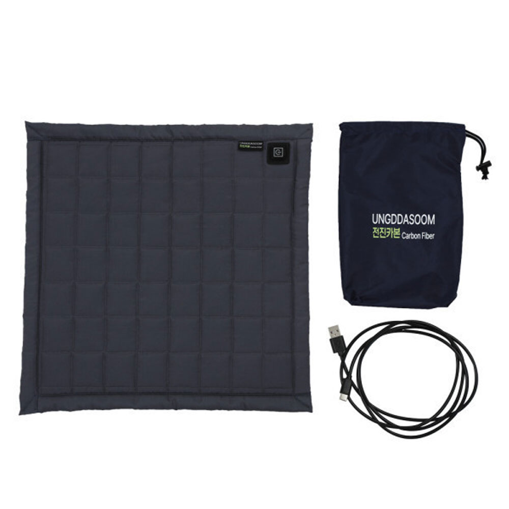 1+1 엉따숨 USB 카본 전기방석 1인용 탄소 온열방석 전기매트