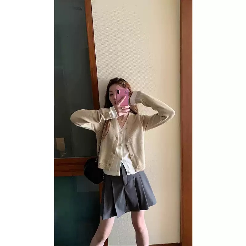 이토록 친밀한 배신자 10화 채원빈 가디건 장하빈 V넥 투피스 의상 옷 패션 - 상세 이미지 3