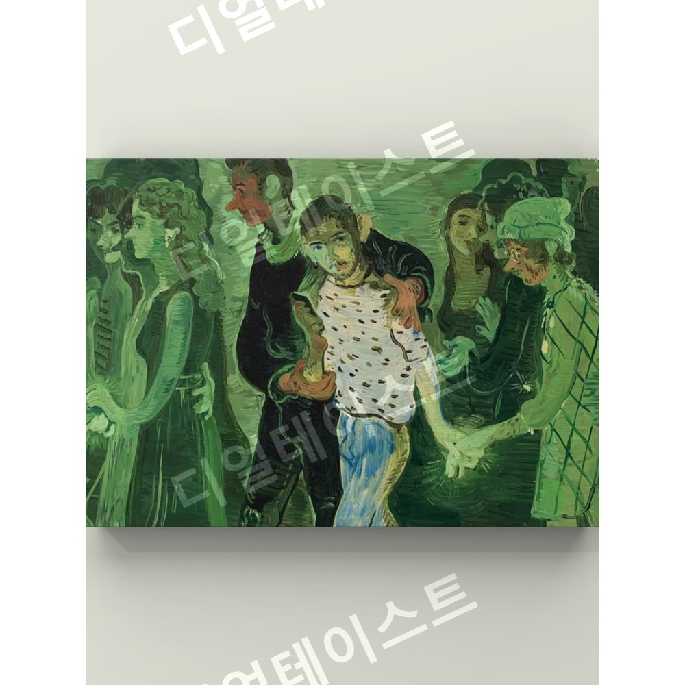 Joyland 약속의 땅 Salman Toor 인테리어 그림 일러스트 액자 포스터 - 상세 이미지 4