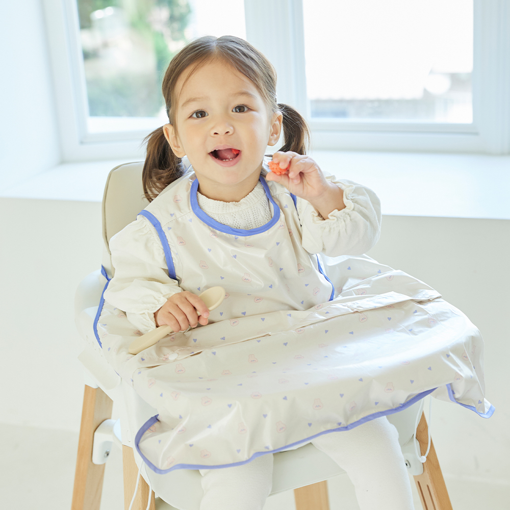 아크미 자기주도 이유식턱받이 식탁 일체형턱받이 이유식앞치마 이미지 6