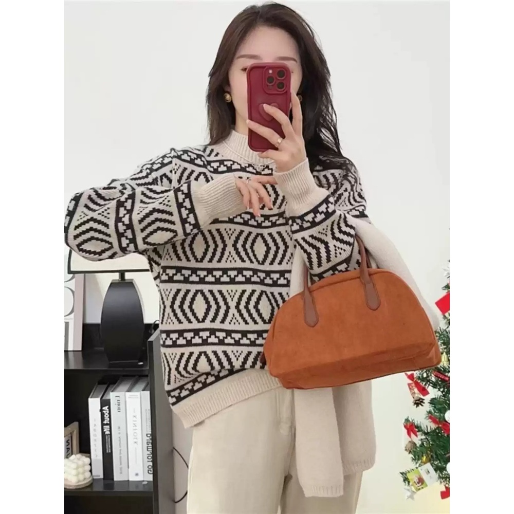 아침마당 9791화 김혜영 니트 스웨터 터틀넥 겨울 의상 옷 패션 - 상세 이미지 2