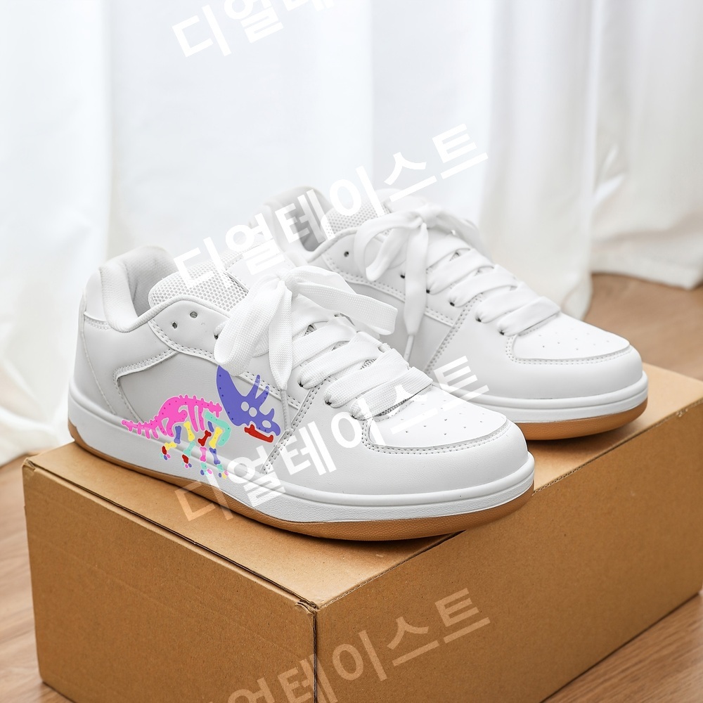 남성 캐주얼 스니커즈 로우 탑 고무 밑창 PU - 상품 이미지