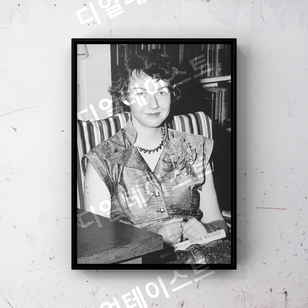 플래너리 오코너 인테리어 그림 일러스트 액자 포스터 - 상세 이미지 4