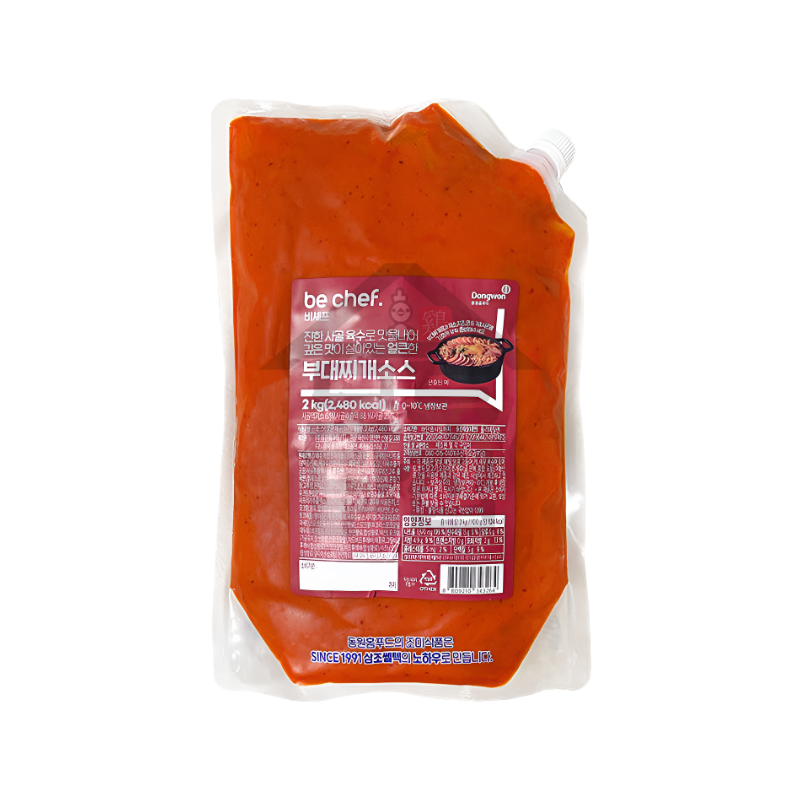 동원 홈푸드 비셰프 부대찌개소스 2kg 5개 BOX 부대찌개 양념장 - 상세 이미지 2