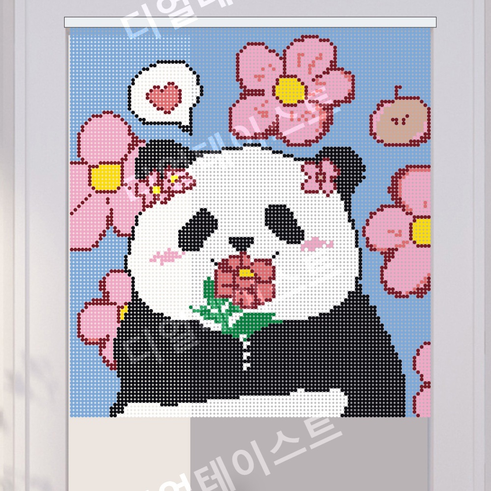 푸바오 비즈발 만들기 키트 diy 재료 팬더 판다 그림 홈인테리어 장식 - 상품 이미지