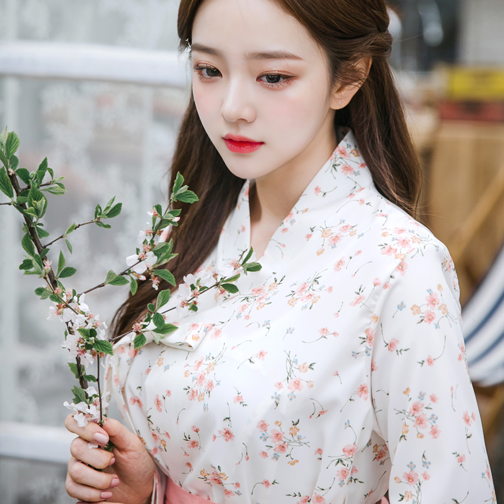 늘품 피치 허리치마 생활한복 개량 계량 퓨전 반티 - 상세 이미지 5