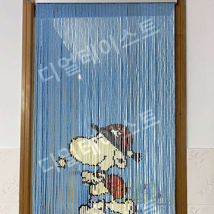 하늘색 비즈발 만들기 키트 diy 재료 문 커튼 주방 장식
