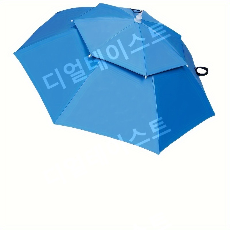 골프 모자 낚시 등산 자외선 차단 장마 쓰는우산 - 상세 이미지 2