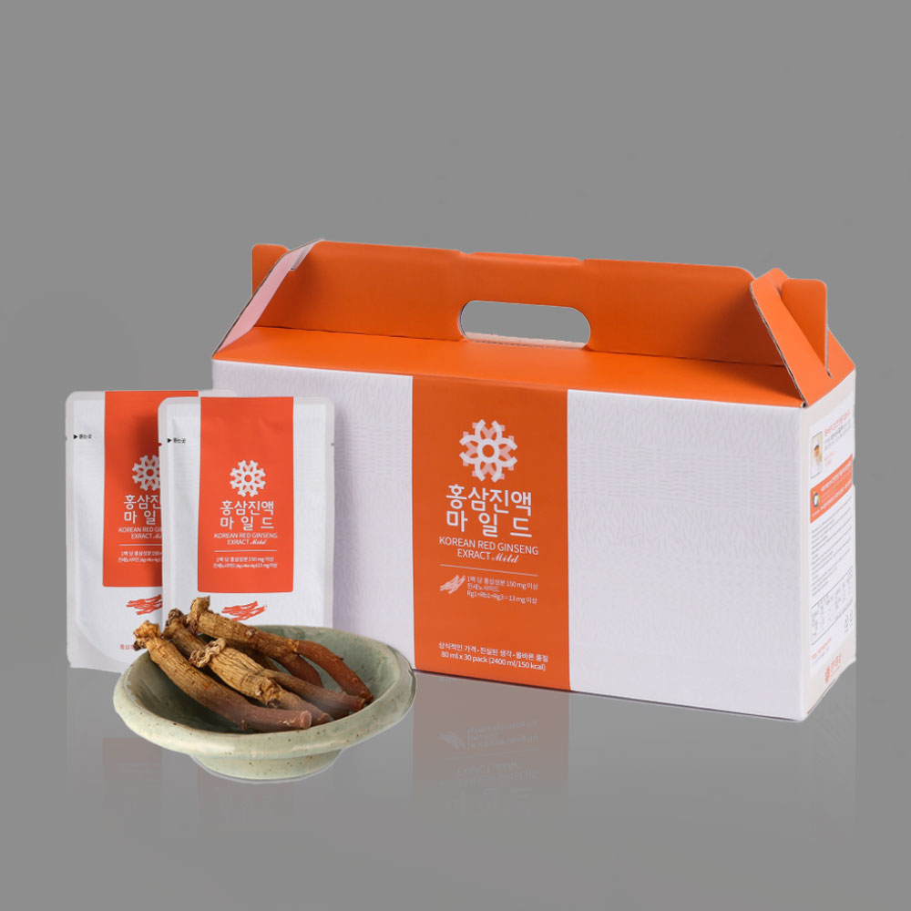 진세노사이드 13mg 홍삼진액 마일드 선물세트 80ml 양지홍삼 30포, 1개
