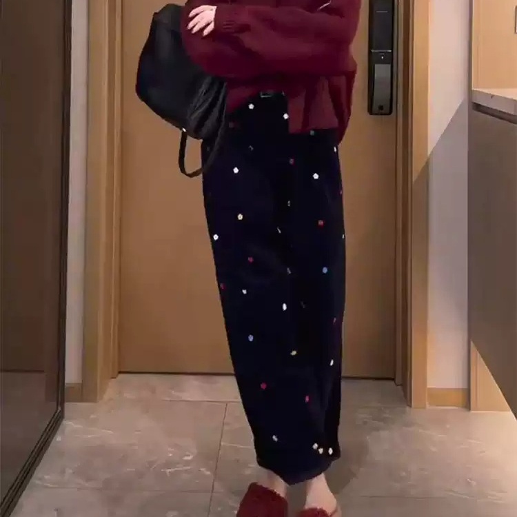 사랑은 외나무다리에서 2화 정유미 바지 팬츠 윤지원 기모 코듀로이 의상 옷 패션 - 상품 이미지
