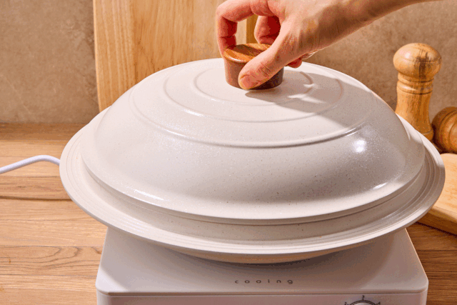비자트 국산 인덕션 세라믹 코팅팬 통주물 전통 가마솥 20cm, 28cm - 상세 이미지 2