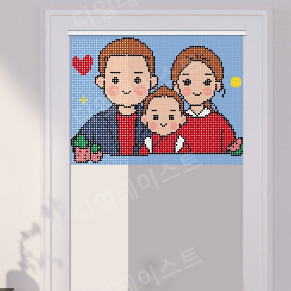비즈발 만들기 키트 diy 재료 문 구슬 커튼 화목한 가족 - 상세 이미지 4