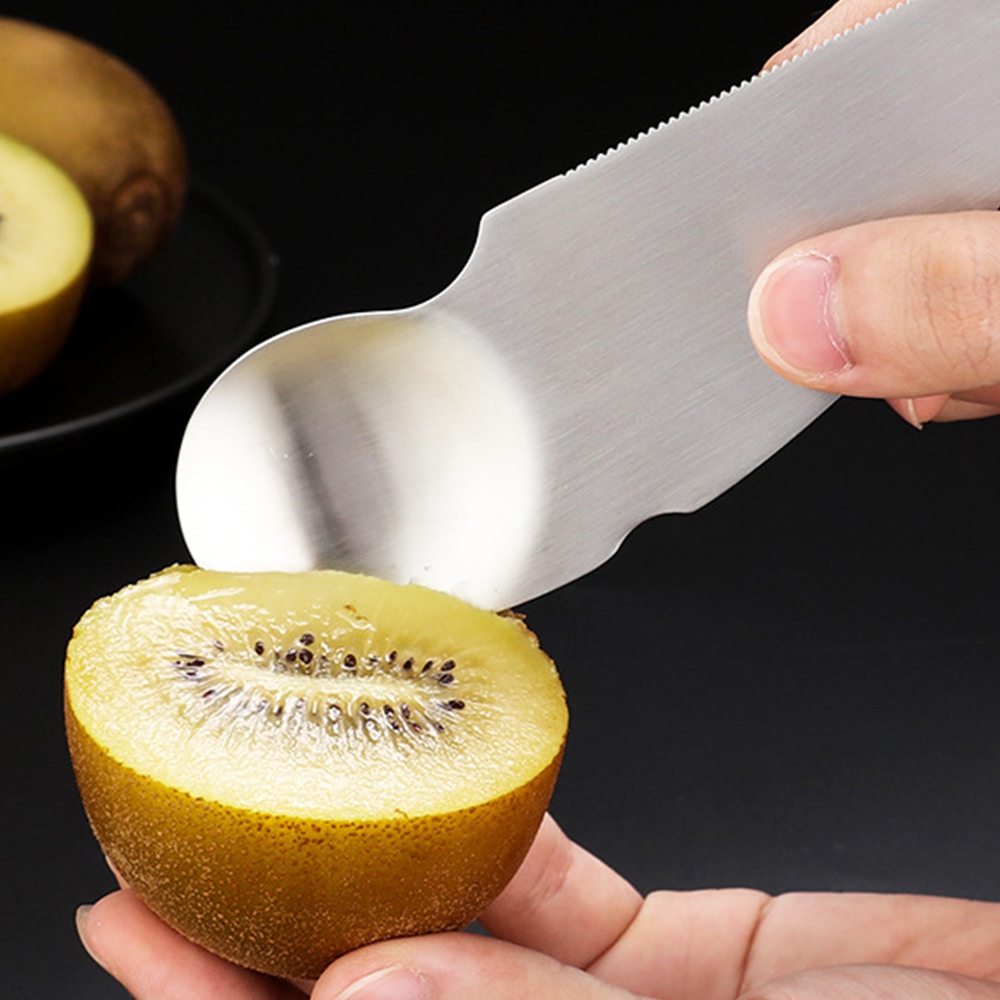 스텐 키위칼 전용 나이프 스푼 미니과도 복숭아 망고 오렌지