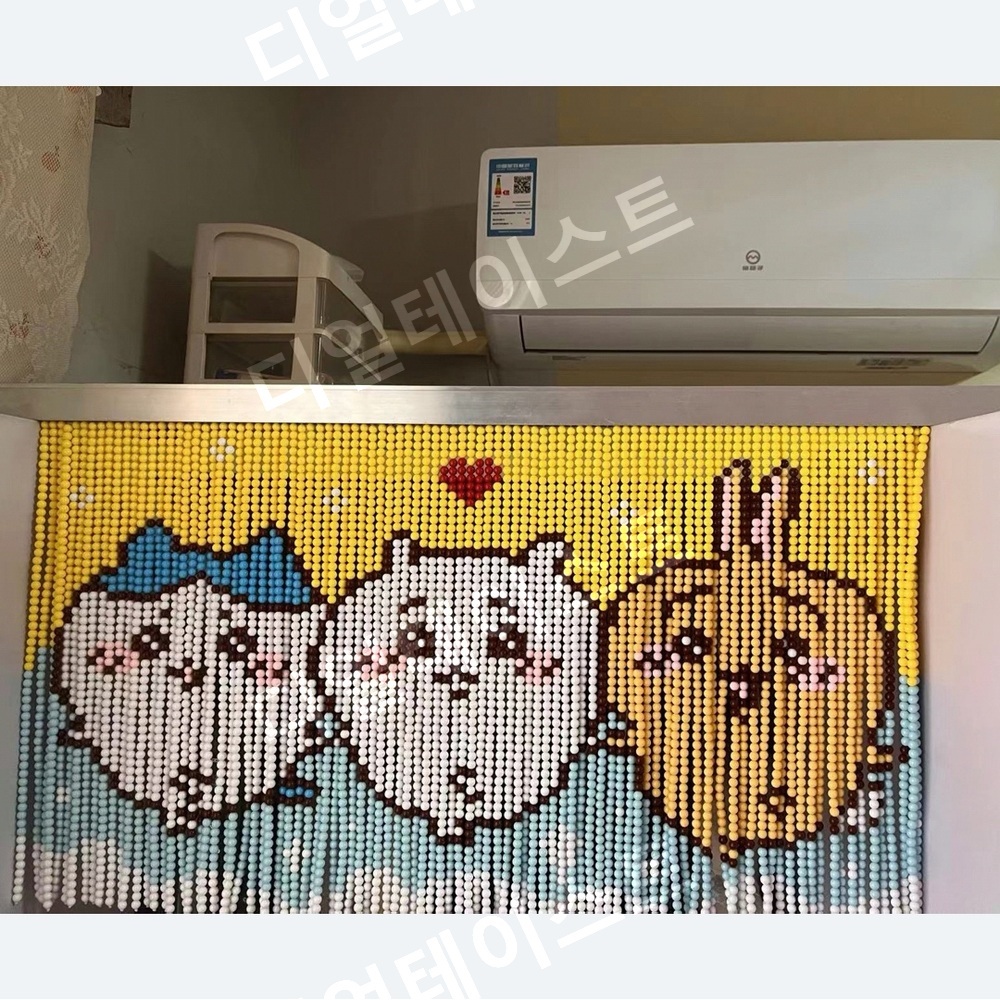 아기자기 비즈발 만들기 키트 diy 재료 구슬 커튼