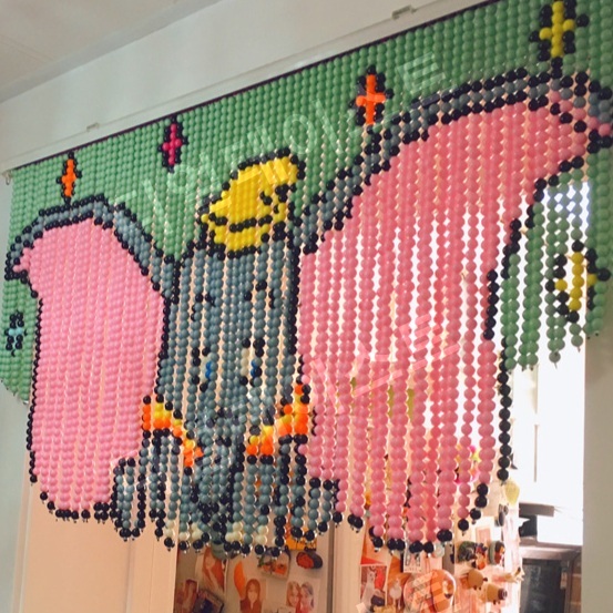 구슬발 비즈발 만들기 키트 diy 재료 코끼리 문 악세사리