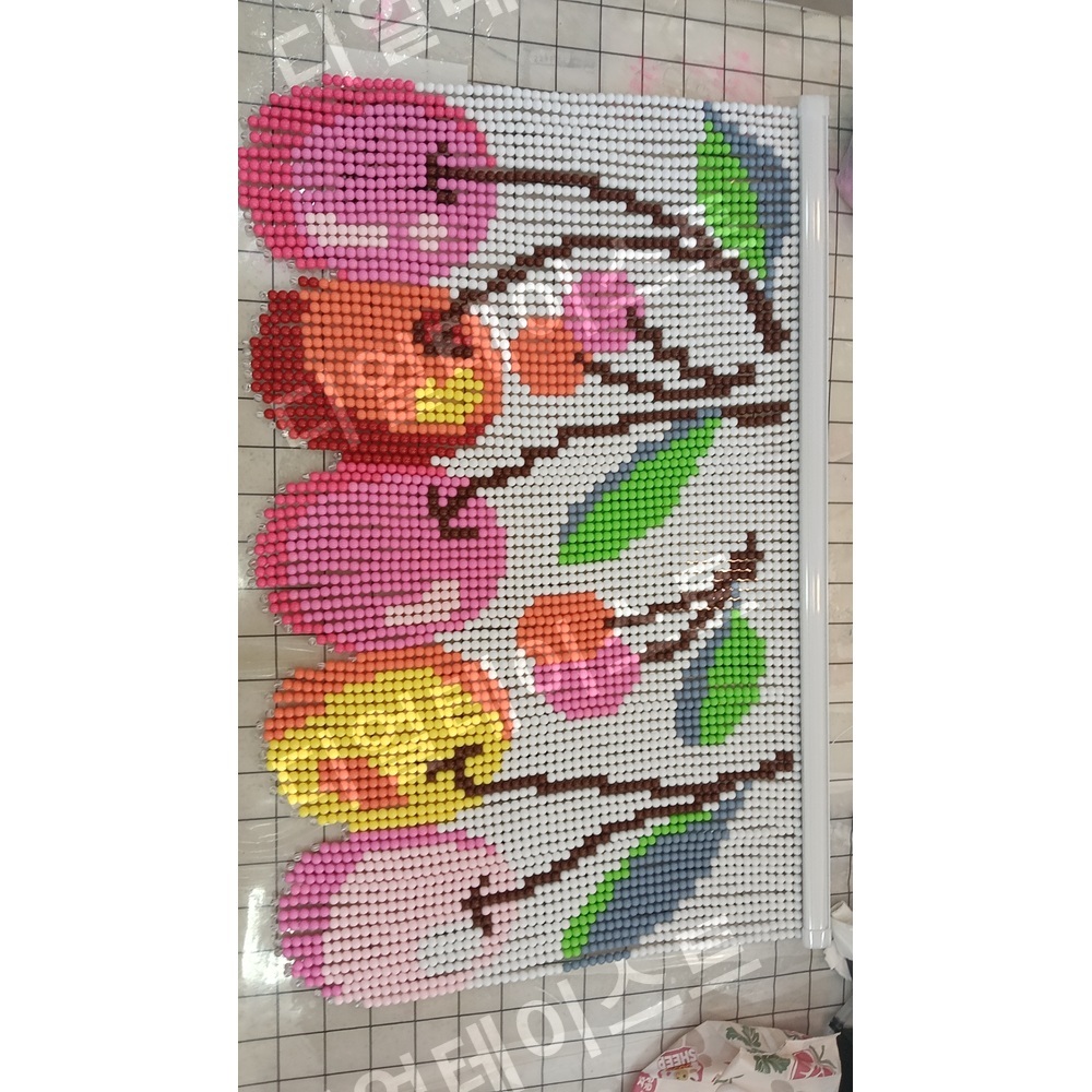 비즈발 만들기 키트 diy 재료 체리 과일 도안 디자인 - 상세 이미지 4