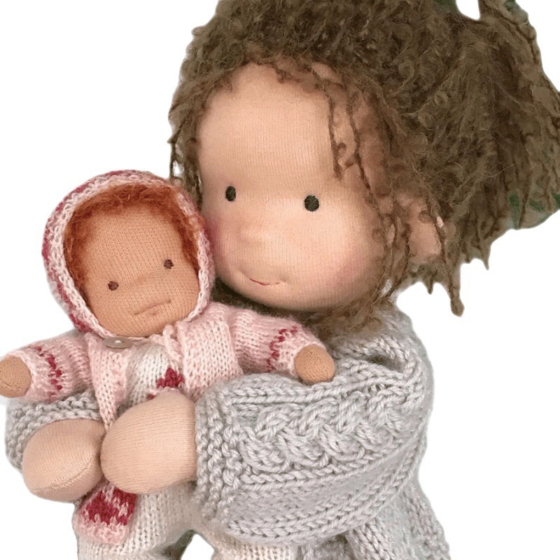 Waldorfdoll 코튼 월도프 인형 인형 아티스트 핸드메이드 크리스마스 선물 - 상세 이미지 5