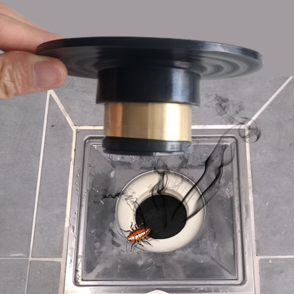 황동 화장실하수구냄새 싱크대배수구트랩 덮개 세탁기배수구트랩 제거 육가 베란다 차단