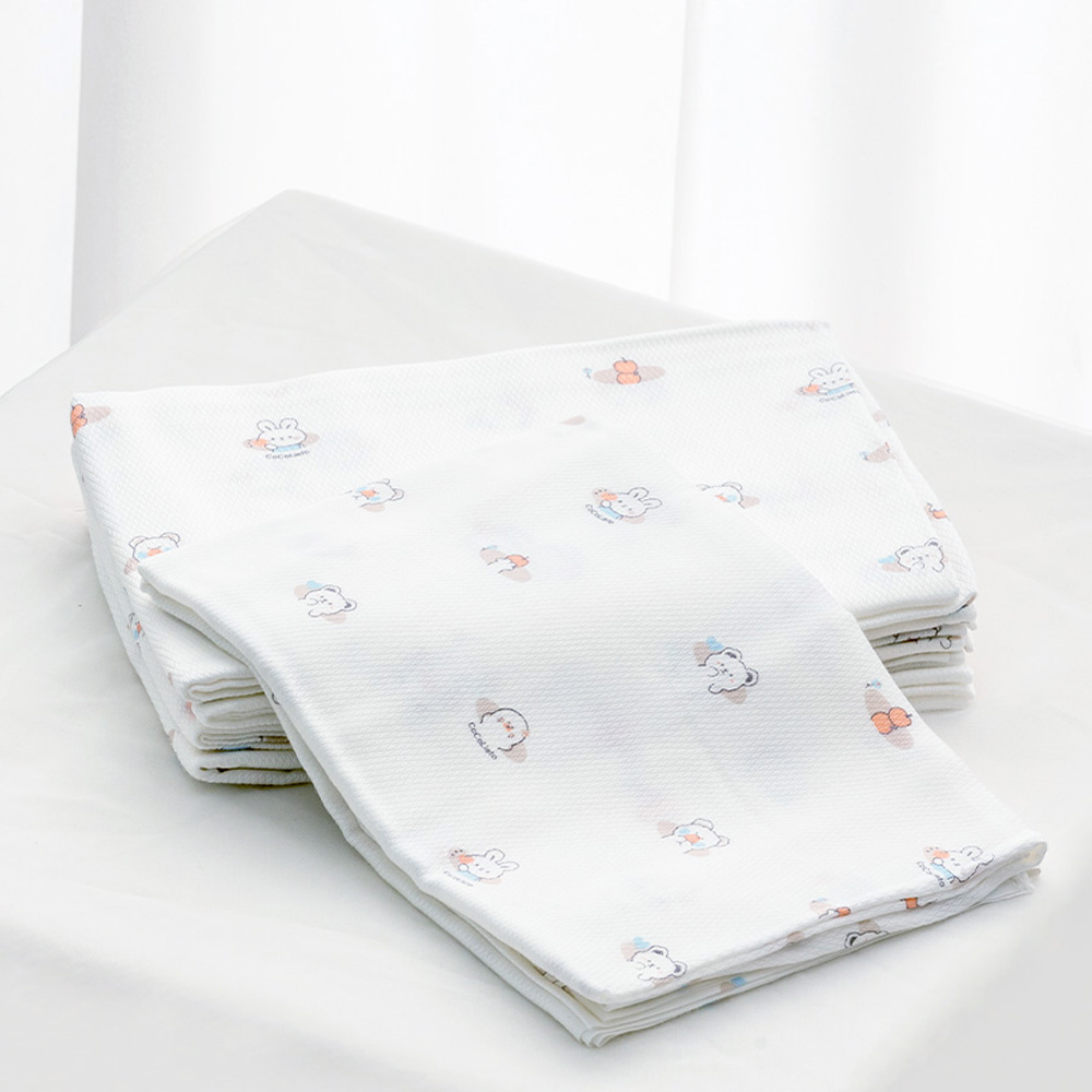 리에또 신생아 밤부 면 천기저귀 대나무 아기 사각기저귀 대형 5P